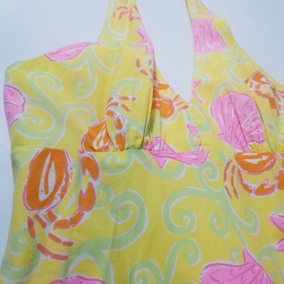 Lilly Pulitzer Bright Colors Under the Sea Halter Mini Dress - Picture 10 of 13